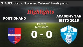 Fontignano Vs Academy San Sisto [upl. by Hiroshi606]