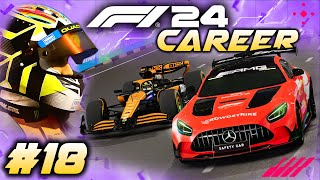 F1 24 CAREER MODE Part 18 A Disqualification Forced TWO STOP Singapore RED FLAG amp SAFETY CAR [upl. by Nylasej]