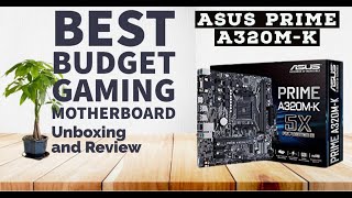 Budget gaming motherboard  ASUS PRIME A320MK  Unboxing and review [upl. by Odlanor]