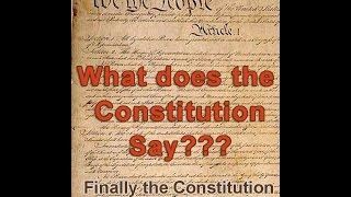 What Does the Constitution Say [upl. by Menedez]