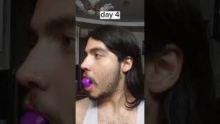 I started the jawline challenge in 30 days workout challenge shorts [upl. by Ayor]