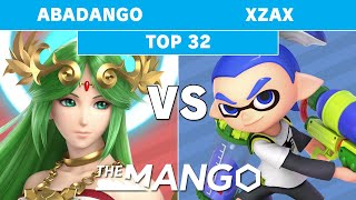 The Mang0 3  Abadango Palutena vs Xzax Inkling Top 32  Smash Ultimate [upl. by Lrig]