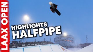 2023 Laax Open Halfpipe Highlights [upl. by Rosel]