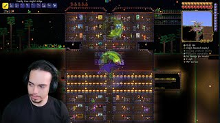 Terraria stream Killing Plantera GET IN HERE [upl. by Ahseiym]