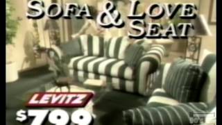 Levitz Furniture Commercial 1996 [upl. by Rednirah]