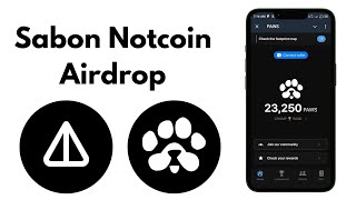 Sabon Notcoin Airdrop paws 🐾 by musteetech notcoin [upl. by Slerahc]