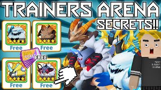 TRAINERS ARENA SECRETS TIPS AND TRICKS AND GLITCH  BLOCKMANGO TRAINERS ARENA [upl. by Ylurt]