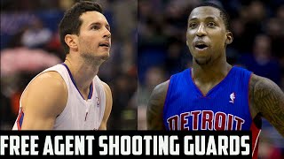 NBA Free Agents 2017  Top 5 Shooting Guards [upl. by Pammie]