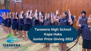 Tarawera High School  Junior Prize Giving  Kapa Haka 2022 [upl. by Norreg508]