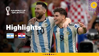 MESSI MAGIC amp ALVAREZ SOLO GOAL  Argentina v Croatia  SemiFinal  FIFA World Cup Qatar 2022 [upl. by Rentschler]