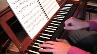 JS Bach Sarabande from Cello Suite in G on Clavichord [upl. by Steve]