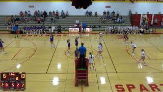 Sparta High vs Onalaska High School Girls Varsity Volleyball [upl. by Geanine618]