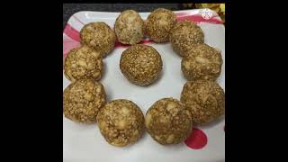 peanut sesame laddu😋 shorts  cookingshorts  kamaniyarecipesshorts  sesameladduwithjaggery [upl. by Noelle298]