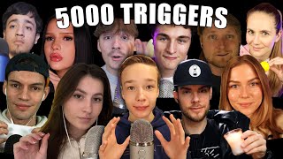 ASMR 5000 TRIGGERS WITH FRIENDS  Epic 500k Special Collab [upl. by Woodward]