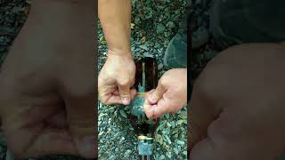 Survival Life Hack bushcraft camping outdoors survival forest lifehacks shorts [upl. by Iznil254]