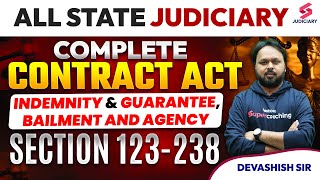 Complete Indian Contract Act 1872 I Indian Contract Act for all Judiciary Exams  Devashish Sir [upl. by Mikol359]