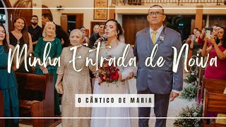 Entrei cantando no meu casamento  O Cântico de Maria Por Marjorie Fernandes [upl. by Irrek728]