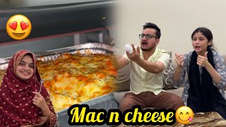 First baking video♥️mac n cheese recipe for late night craving😋cookingfoodbaking [upl. by Enelyad]