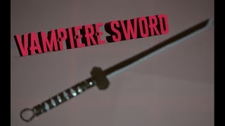 Comment faire un simple épée papier  Épée Vampiere  armes en papier [upl. by Ferino]