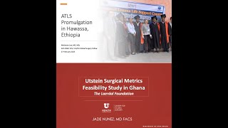 ATLS Promulgation in Hawassa Ethiopia and Utstein Surgical Metrics Feasibility Study in Ghana [upl. by Borek]