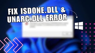 💲 TECH Fix ISDonedll amp Unarcdll Error During Game Installations For All Big Games  English [upl. by Anilra]