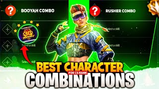 BEST CHARACTER COMBINATIONS FOR CS RANK  CS RANK BEST SKILL COMBINATION [upl. by Jarad358]