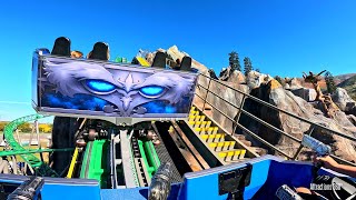 NEW Interactive Coaster w Vertical Drop Track  Primordial Ride at Lagoon Park [upl. by Ada387]