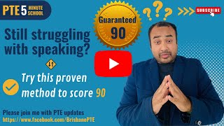 PTE SPEAKING  Fix your fluency and score PTE 90 [upl. by Norward]