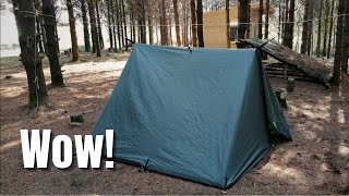 Tarpology  DD 3X3 Tarp  Foresters Tent [upl. by Wolk127]