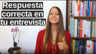 Háblame de ti Respuesta correcta en tu entrevista de trabajo Cómo hablar de ti Michelle Engelmann [upl. by Lawrence180]