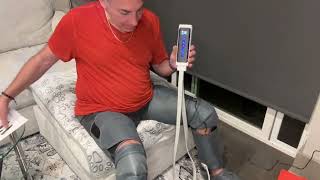 Leg Compression Massager Review amp Unboxing 4K [upl. by Alexio590]