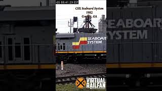 CSX Seaboard System 1982 Cordele GA shorts [upl. by Anitsyrk307]