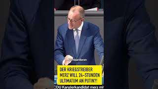 Merz als Kanzler 😱 Droht uns der KRIEG mit RusslandDeutschland am Rande einer Katastrophepolitik [upl. by Ynohtnakram]