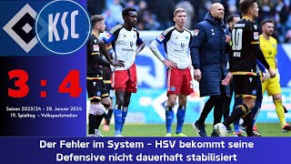 Scholles Blitzfazit  HSV 34 Karlsruher SC  19 Spieltag  Saison 20232024  118 [upl. by Klos]