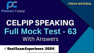 CELPIP Speaking Test  63  Sample Answers for High Scores [upl. by Kerry]