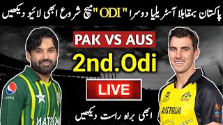 Pak vs Aus 2nd ODI Match  Pakistan vs Australia Live Match  Rizwan amp Babar Azam Jamal sports [upl. by Jecoa]