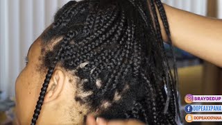 OMG 2 12 Month Old Box Braid Take Down So Much BREAKAGE  Hair Growth Transformation 2 [upl. by Lener]