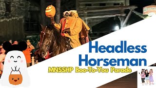 The Headless Horseman Rides MNSSHP BooToYou Parade 2023 [upl. by Schriever]