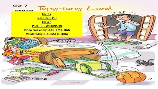 English Class 5 TOPSY TURVY LAND [upl. by Amelita]