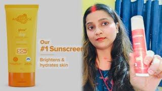 aqualogica glow dewy sunscreen review [upl. by Ahsema255]