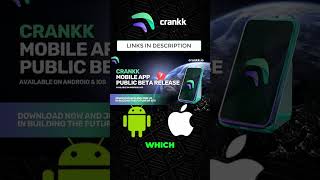 Crankk’s Mobile App is Here Monitor amp Mine on AndroidiOS 📲 [upl. by Worra979]