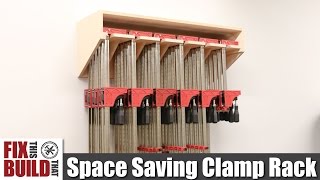 Space Saving Parallel Clamp Rack  DIY Build Plans [upl. by Eireva418]