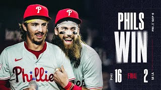 Phillies vs Marlins Game Highlights 9624  MLB Highlights [upl. by Ettennad626]