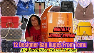 TEMU Haul 2024Temu Dupes 4 Designer BagsTemu Dupes12 Bag Dupes 4 Your Fav DesignersTashaStJames [upl. by Edorej]