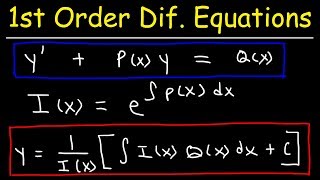 معادلة تفاضلية عادية من الدرجة الاولي separation amp homogeneous first order differential equation [upl. by Luckin]