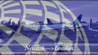 TRIP REPORT United Airlines Boeing 767300 NewarkLondon [upl. by Irena354]