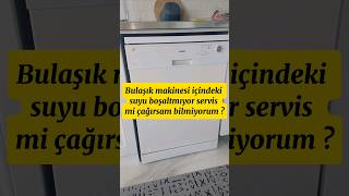 Bulaşık makinesi suyu boşaltmıyor  Bulasik makinesi reset atma [upl. by Rossen]