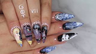 GAME OF THRONES  NAIL TUTORIAL [upl. by Boice841]