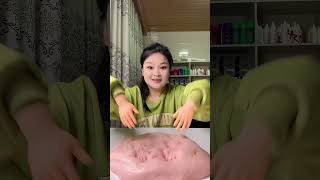 小手玩粉底液起泡胶🐸 slime [upl. by Nahshon748]