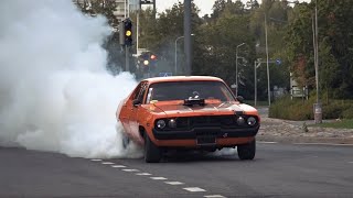 Best Muscle Car Burnouts amp Sounds 2023 [upl. by Mayman]